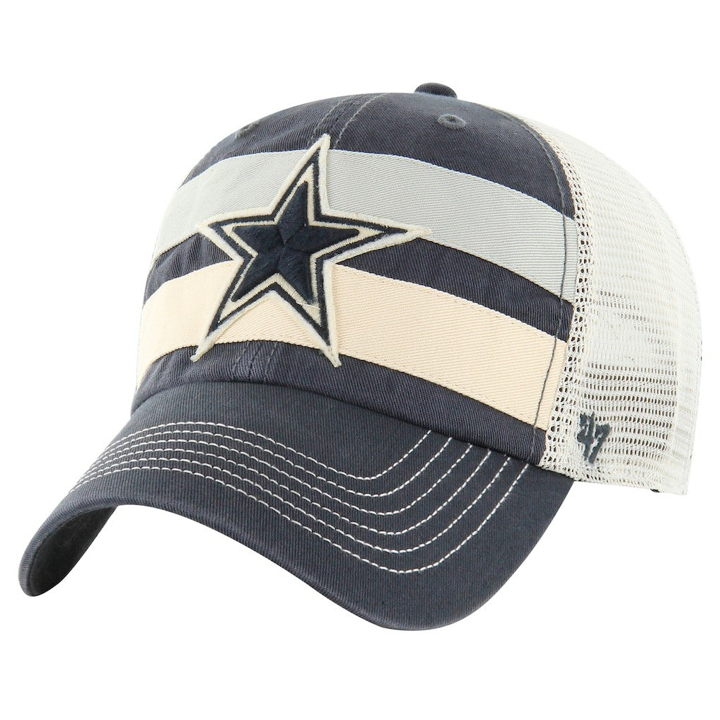 47 brand Dallas Cowboys '47 Clubhouse Boon Trucker Clean Up Adjustable Hat Navy/Natural