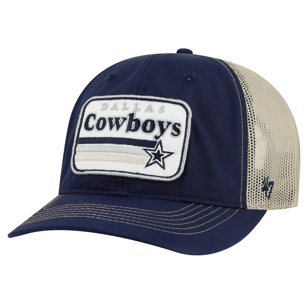 47 brand Dallas Cowboys '47 Campscape Trucker Adjustable Hat Navy/Natural