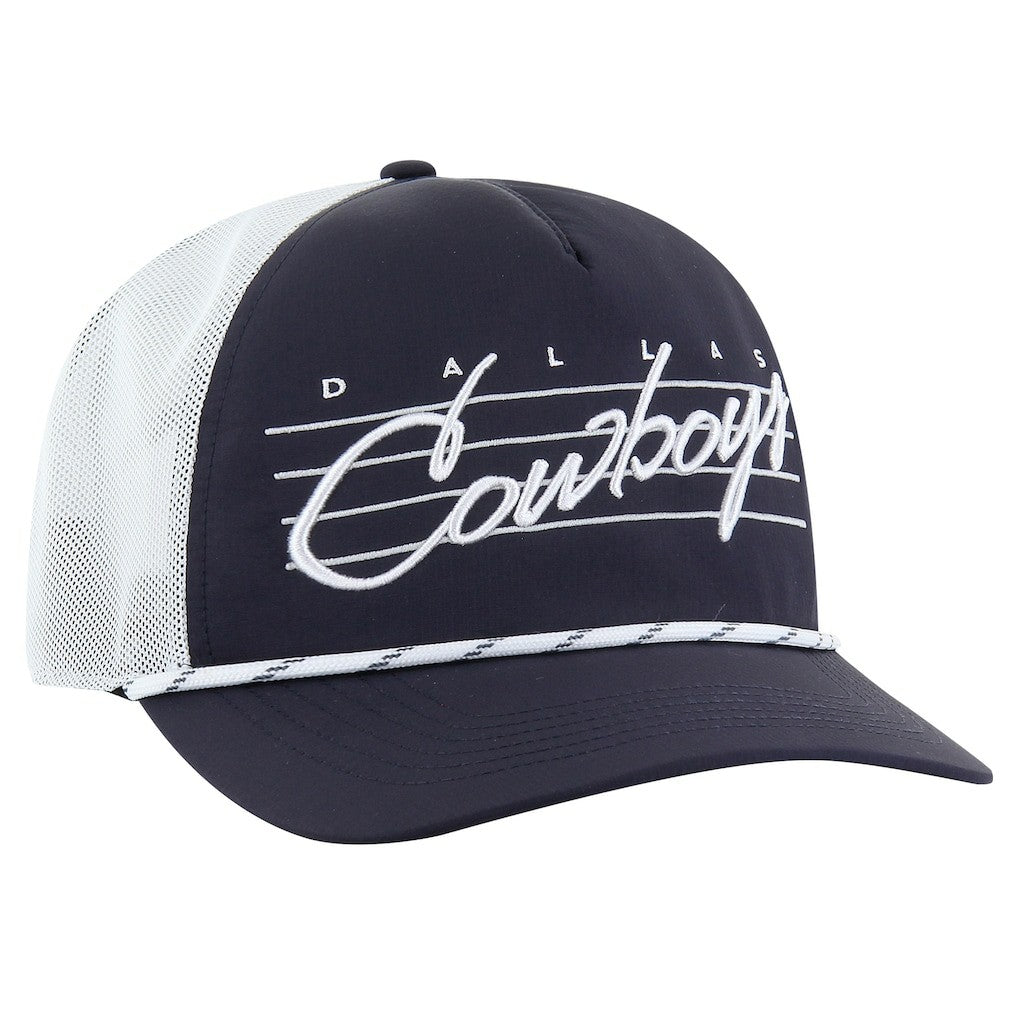47 brand Dallas Cowboys '47 Downburst Relaxed Hitch Trucker Adjustable Hat Navy/White