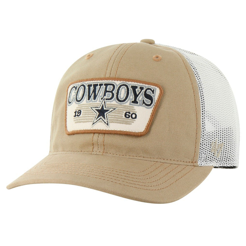 47 brand Dallas Cowboys '47 Ridgewood Trucker Adjustable Hat Khaki
