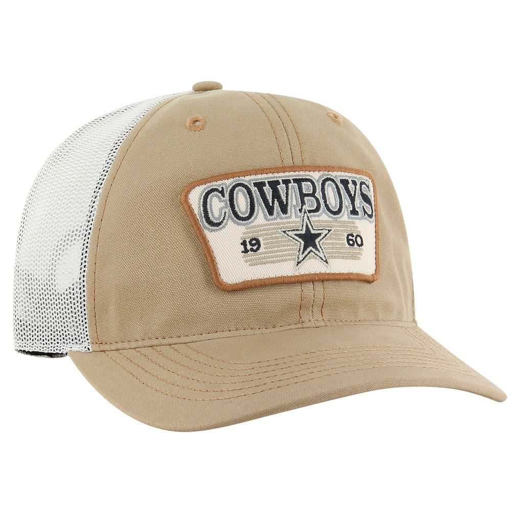 47 brand Dallas Cowboys '47 Ridgewood Trucker Adjustable Hat Khaki
