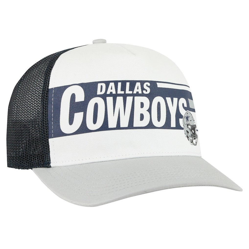 47 brand Dallas Cowboys '47 Stack Line Hitch Trucker Adjustable Hat White/Gray