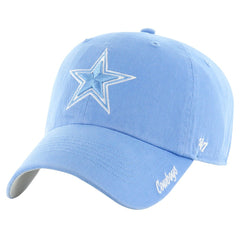 47 brand Dallas Cowboys '47 Women's Luminance Cheer Clean Up Adjustable Hat Blue