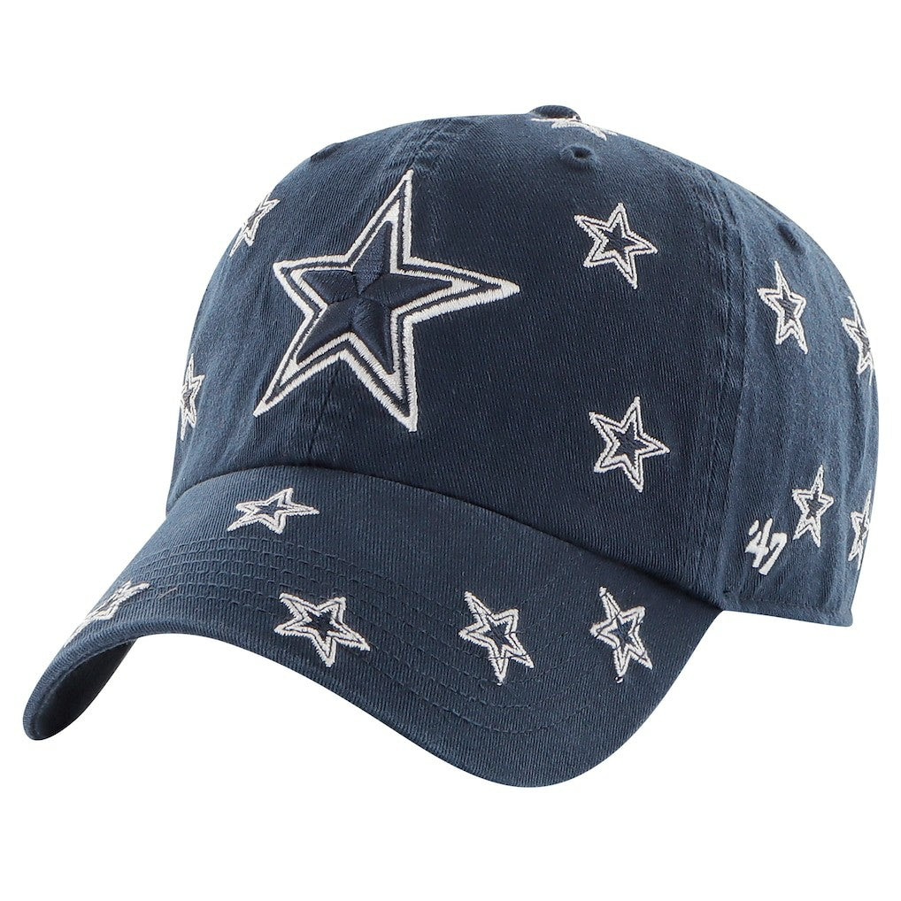 47 brand Dallas Cowboys '47 Women's Confetti Clean Up Adjustable Hat Navy
