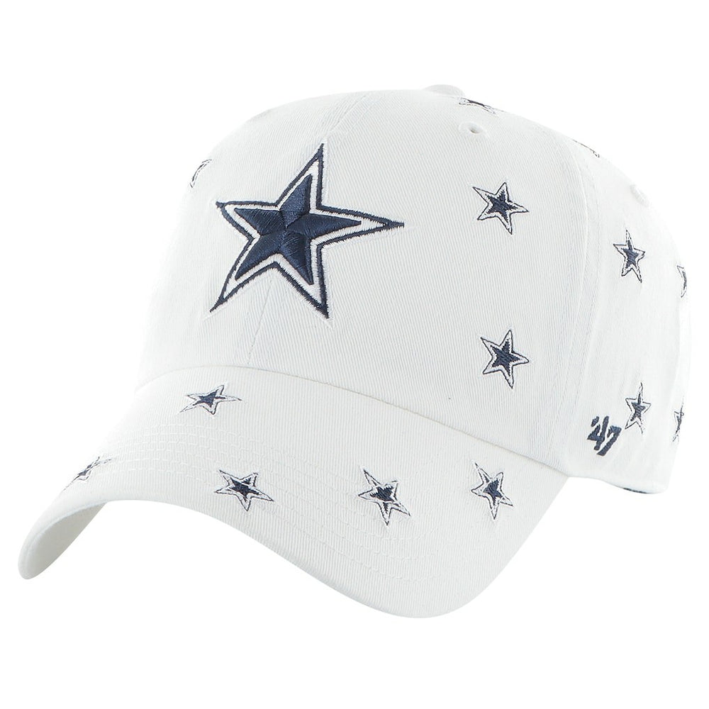 47 brand Dallas Cowboys '47 Women's Confetti Clean Up Adjustable Hat White