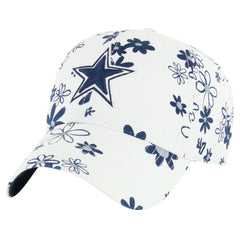 47 brand Dallas Cowboys '47 Girls Youth Daisy Delight Clean Up Adjustable Hat White