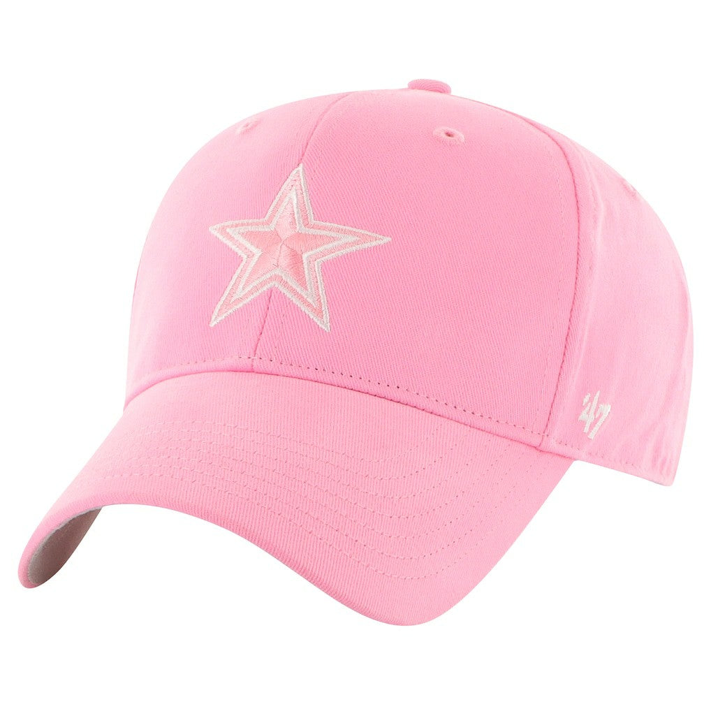 47 brand Dallas Cowboys '47 Girls Youth Rose MVP Adjustable Hat Pink