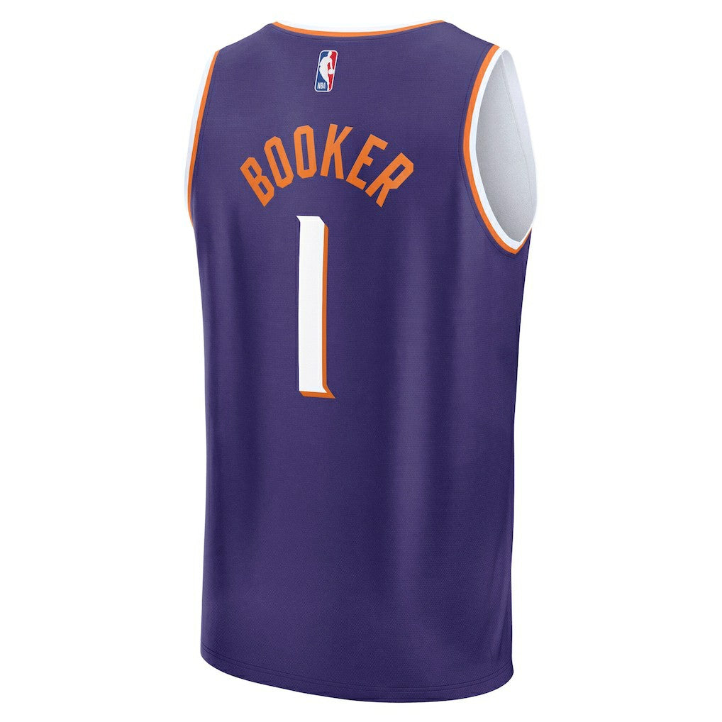 Devin Booker Phoenix Suns Youth Fast Break Player Jersey for sale Icon Editi- Purple | Fanatics US