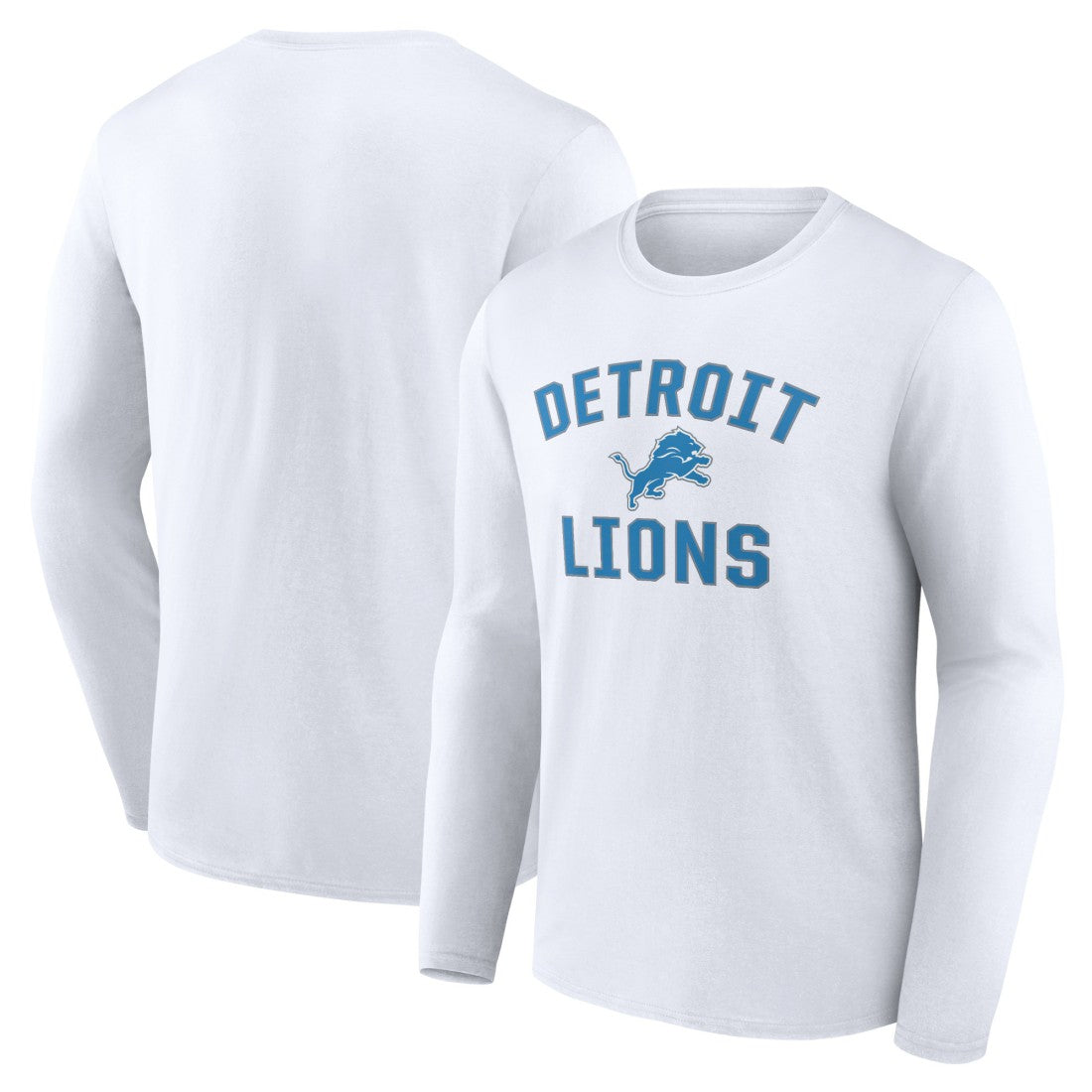 Detroit Lions Victory Arch Long Sleeve T-Shirt White