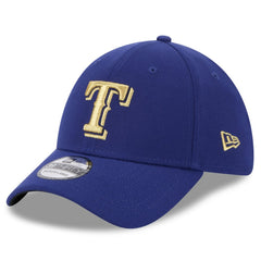 Texas Rangers New Era 2024 Gold Collection 39THIRTY Flex Hat - Royal - New Era Lifestyle
