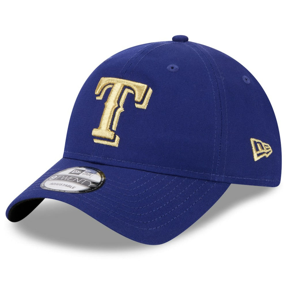 Texas Rangers New Era 2024 Gold Collection 9TWENTY Adjustable Hat - Royal - New Era Online