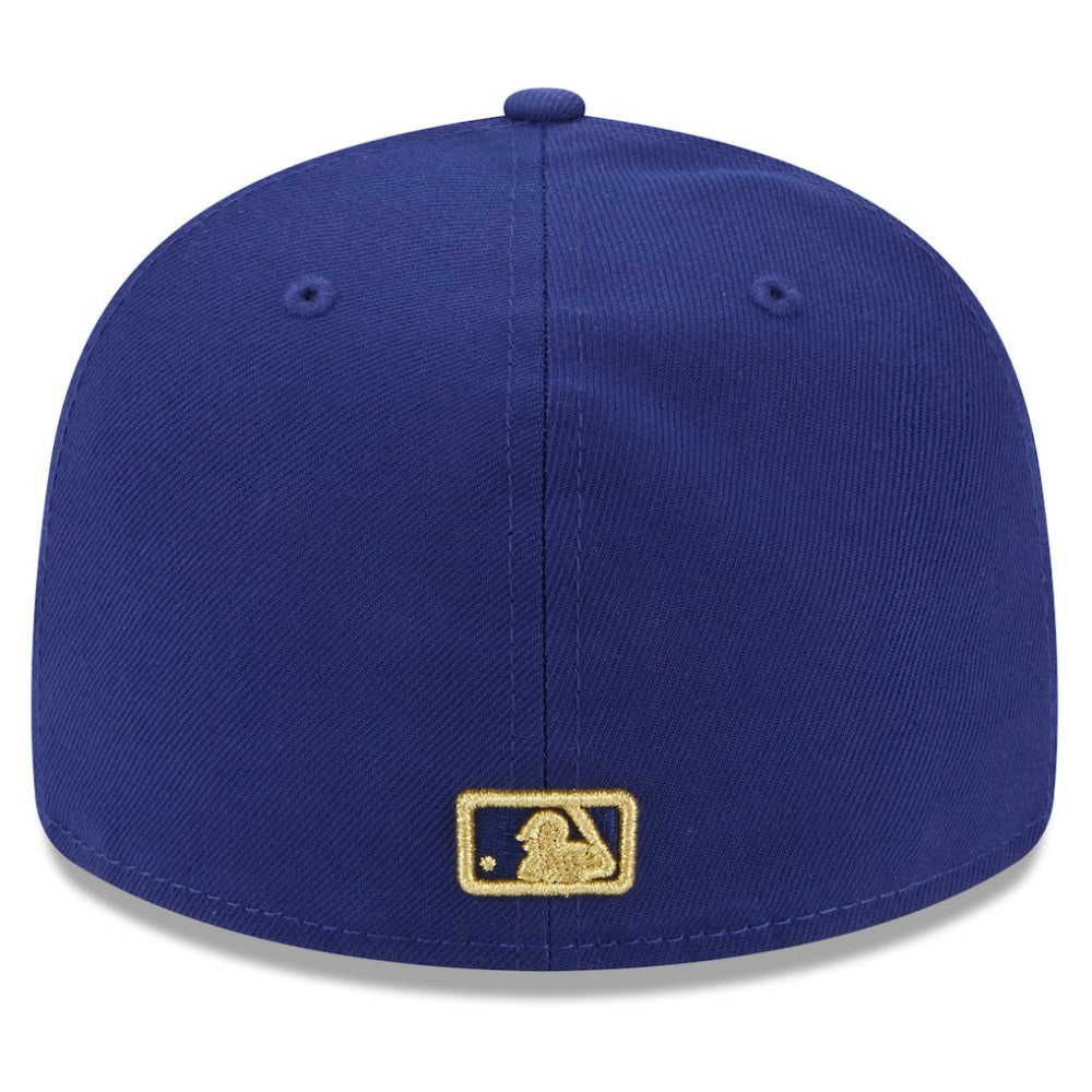 Texas Rangers New Era 2024 Gold Collection Low Profile 59FIFTY Fitted Hat - Royal - New Era on Sale