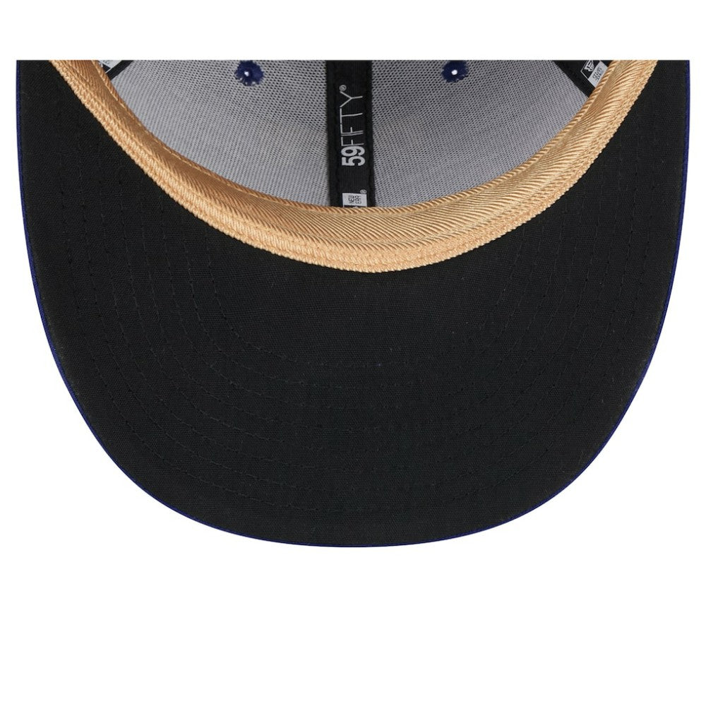 Texas Rangers New Era 2024 Gold Collection Low Profile 59FIFTY Fitted Hat - Royal - New Era on Sale