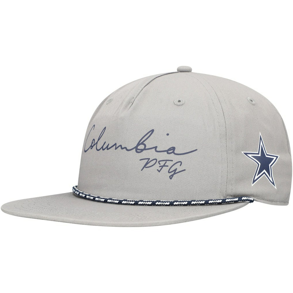 Columbia Dallas Cowboys PHG Back Tack Adjustable Hat Gray