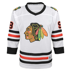 Connor Bedard Chicago Blackhawks Youth Away Replica Player Jersey - White - NHL 200937545