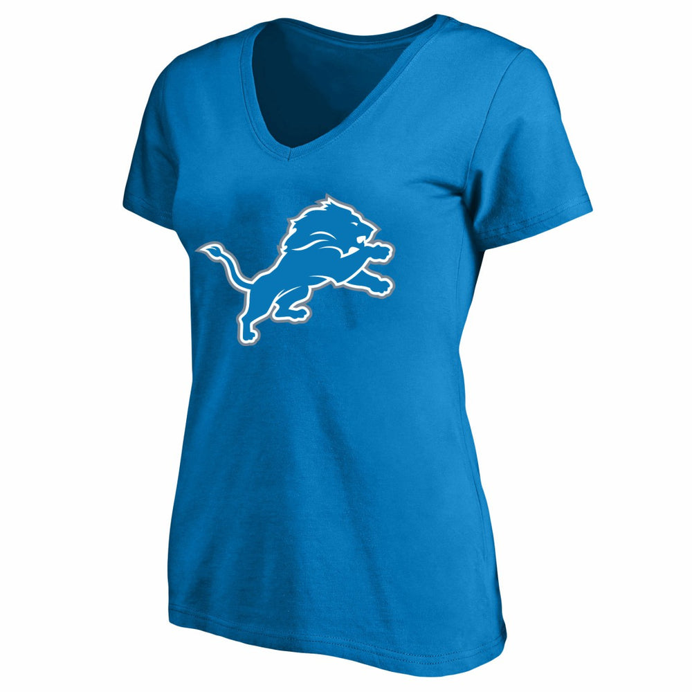 Fanatics Amon-Ra St. Brown Detroit Lions Women's Plus Size Name & Number V-Neck T-Shirt Blue