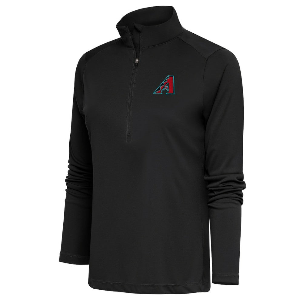 Arizona Diamondbacks Antigua Women's  Tribute Half-Zip Pullover Top - Gray - MLB Discount