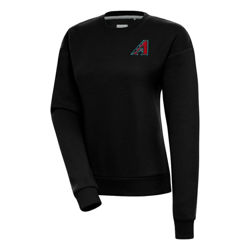 Arizona Diamondbacks Antigua Women's  Victory Crewneck Pullover Sweatshirt – Black - MLB Sale