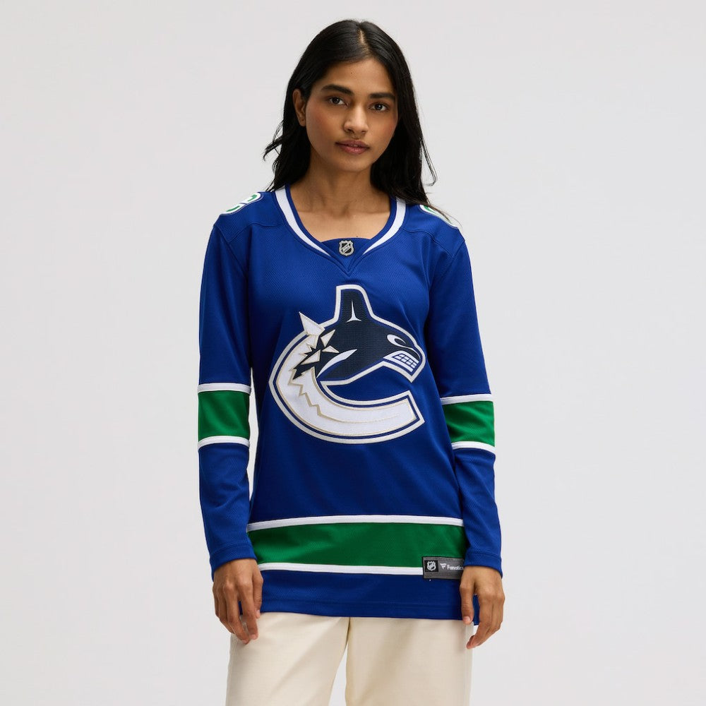 Vancouver Canucks Fanatics Women's Premier Breakaway Jersey - Blue - NHL 200939834