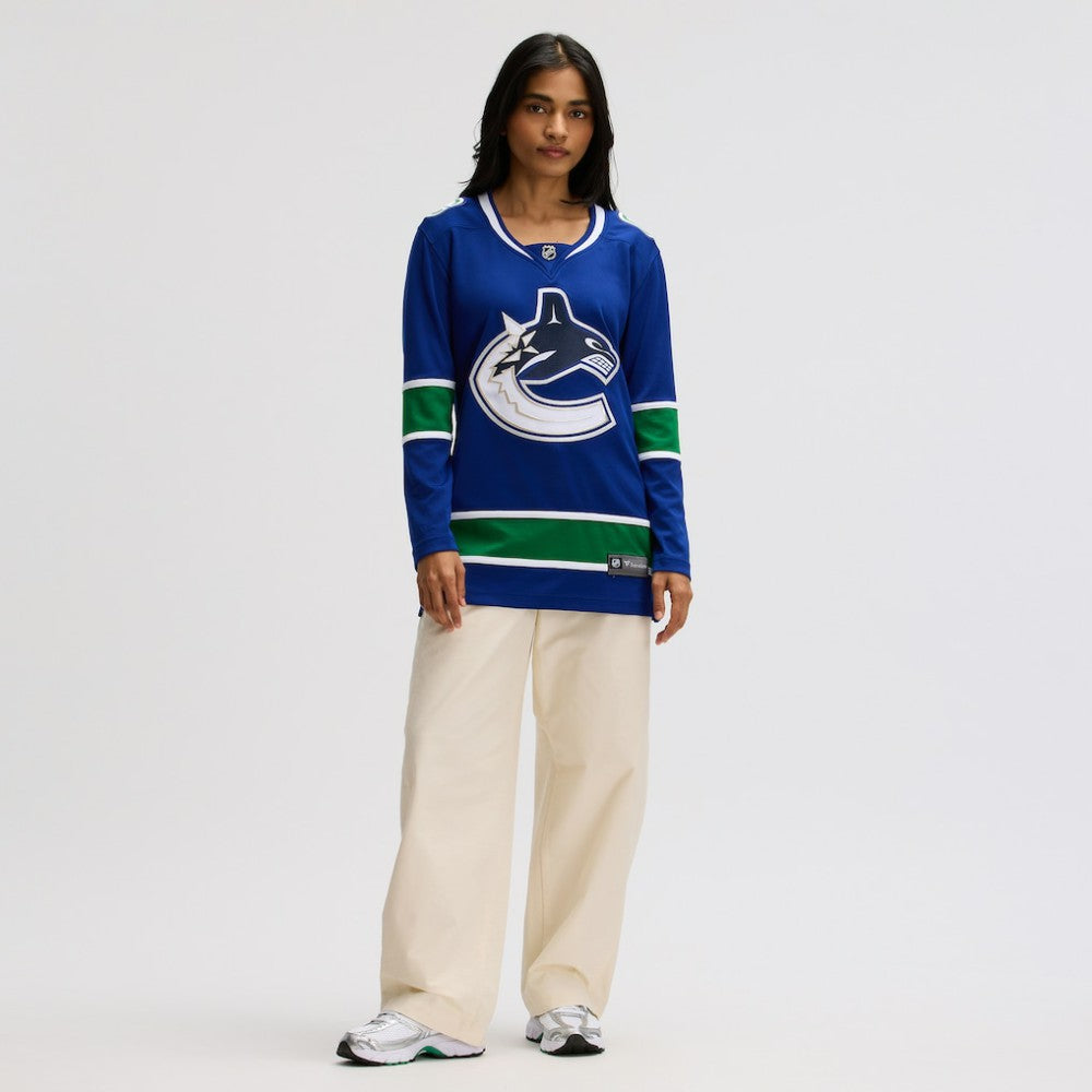 Vancouver Canucks Fanatics Women's Premier Breakaway Jersey - Blue - NHL 200939834
