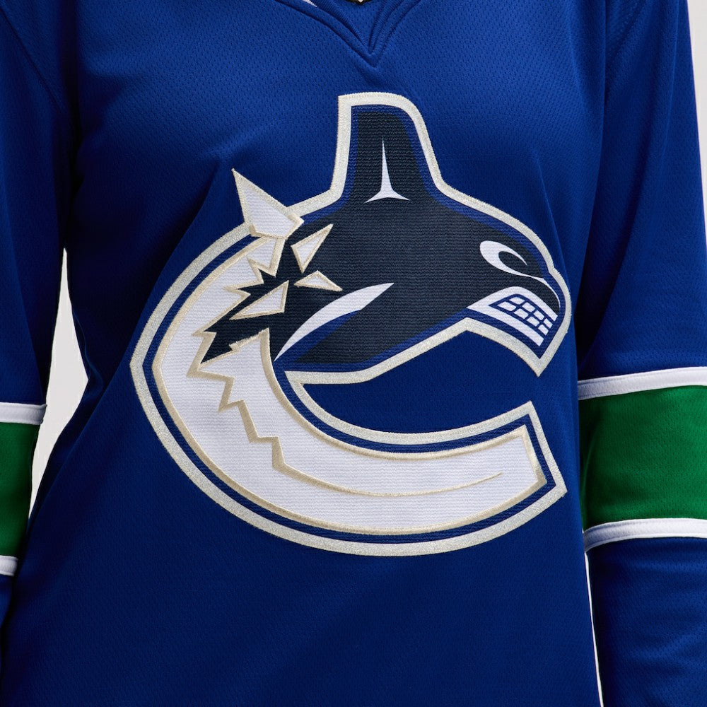 Vancouver Canucks Fanatics Women's Premier Breakaway Jersey - Blue - NHL 200939834