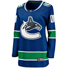 Vancouver Canucks Fanatics Women's Breakaway Custom Jersey - Blue - NHL 200939835