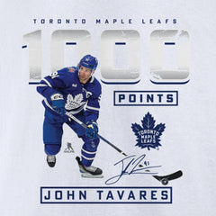 John Tavares Toronto Maple Leafs 1,000 Career Points T-Shirt - White - NHL 200946029