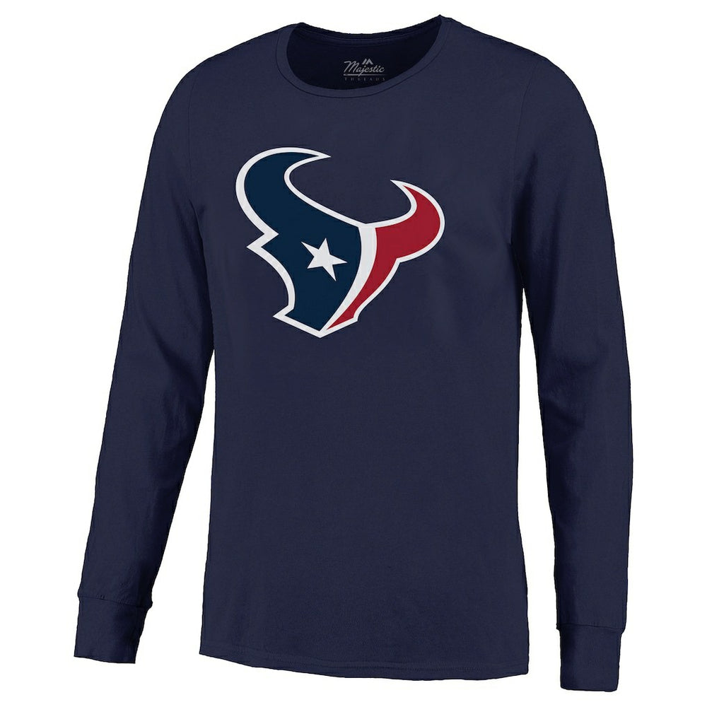 C.J. Stroud Houston Texans Majestic Threads Name & Number Long Sleeve T-Shirt – Navy
