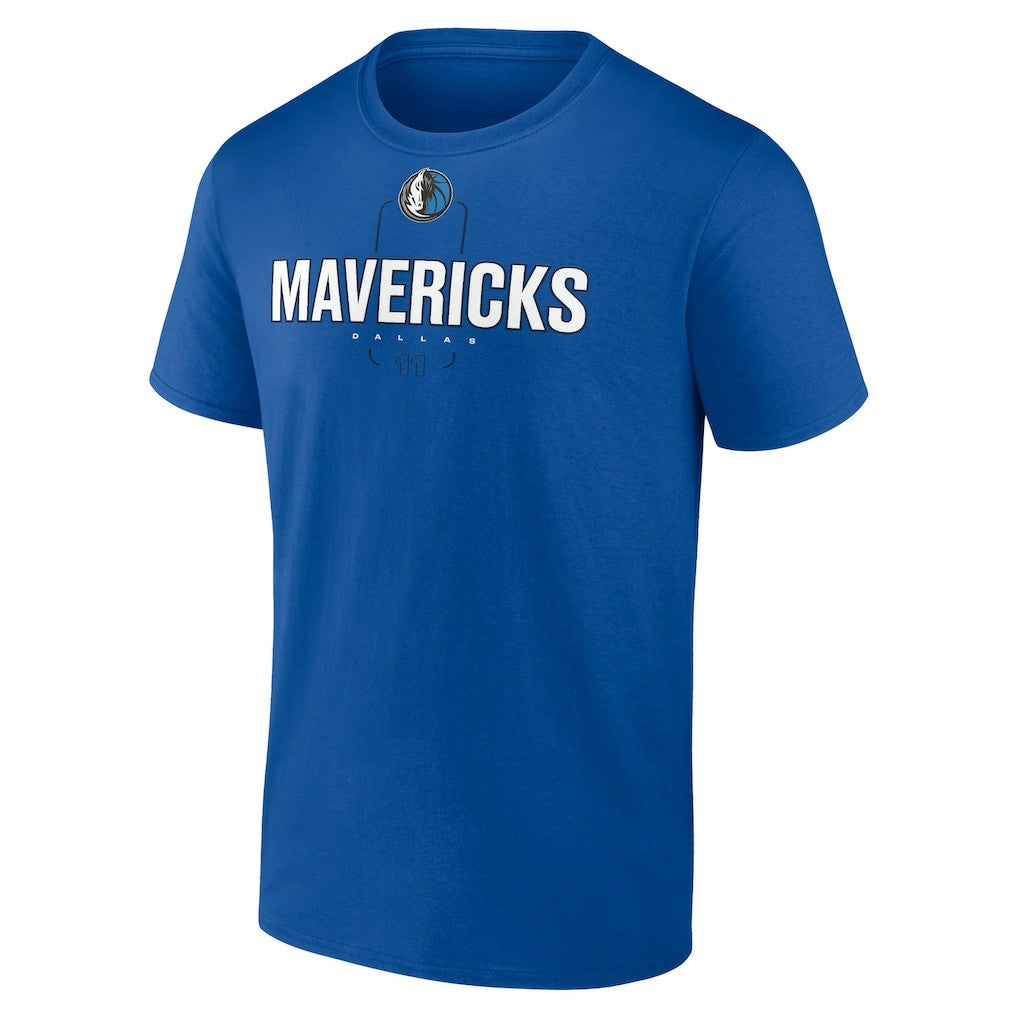 Kyrie Irving Dallas Mavericks Behind The Back Name & Number T-Shirt Blue