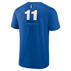 Kyrie Irving Dallas Mavericks Behind The Back Name & Number T-Shirt Blue