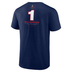 Zion Williamson New Orleans Pelicans Behind The Back Name & Number T-Shirt Navy