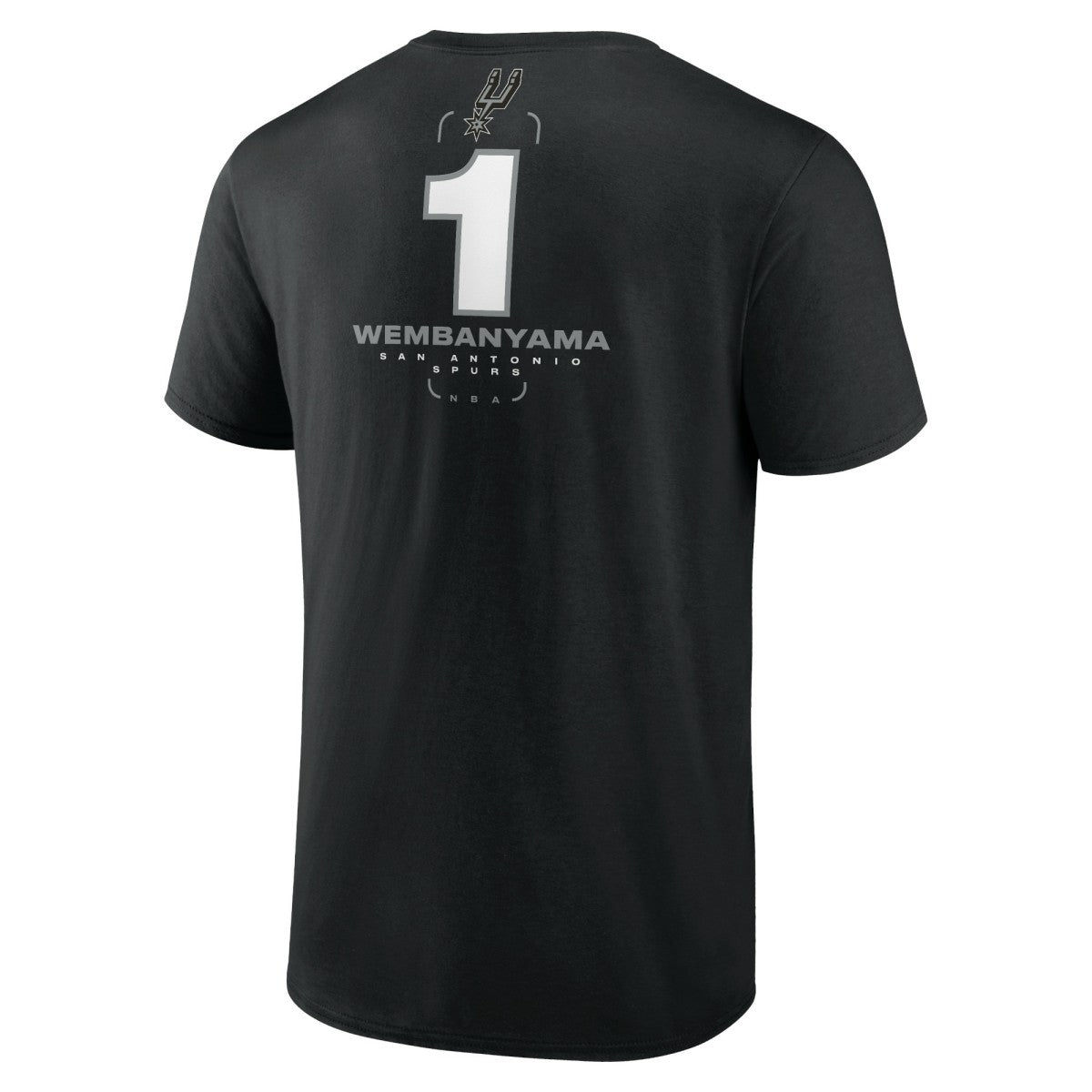 Victor Wembanyama San Antonio Spurs Behind The Back Name & Number T-Shirt Black