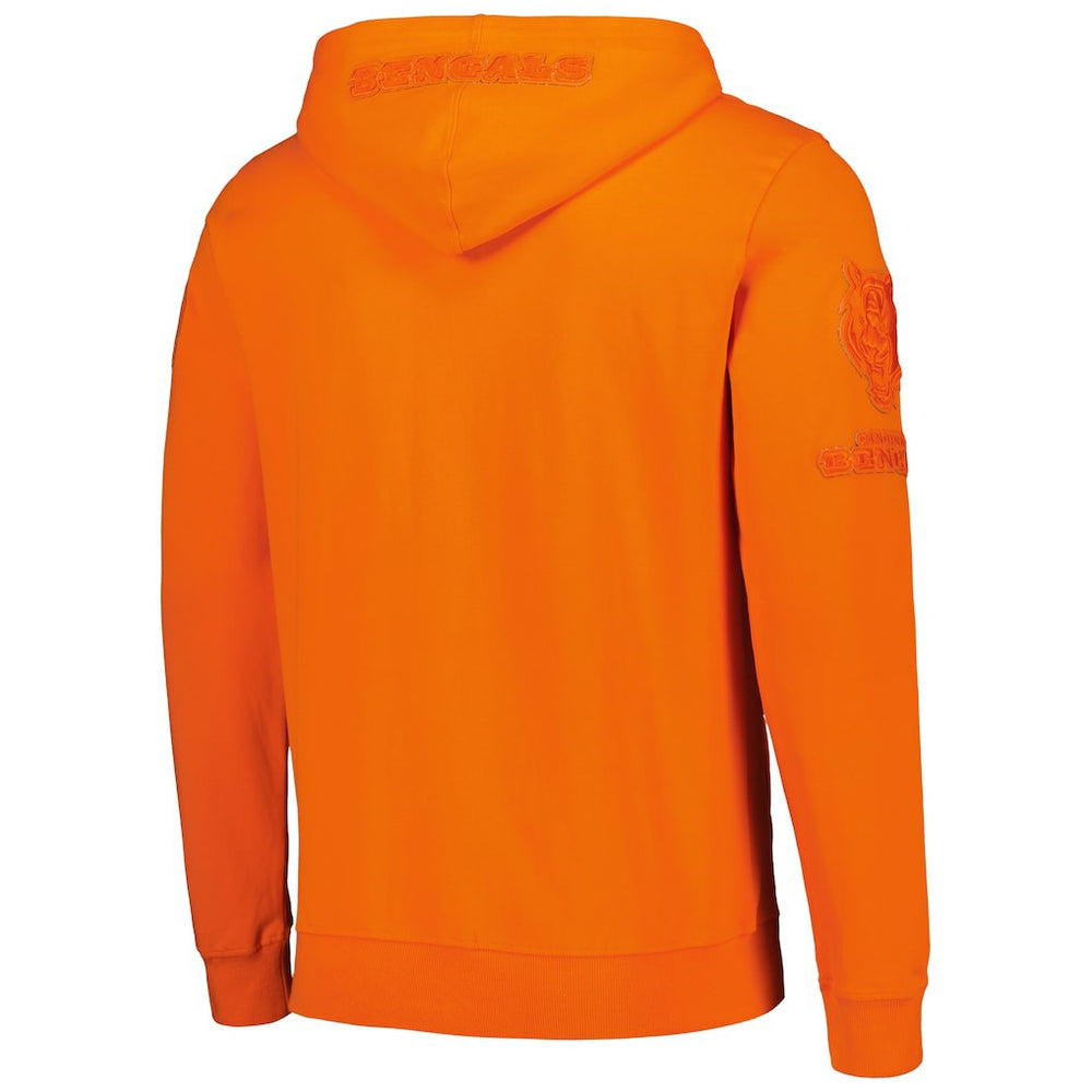 Cincinnati Bengals Pro Standard Triple Tonal Full-Zip Hoodie Orange
