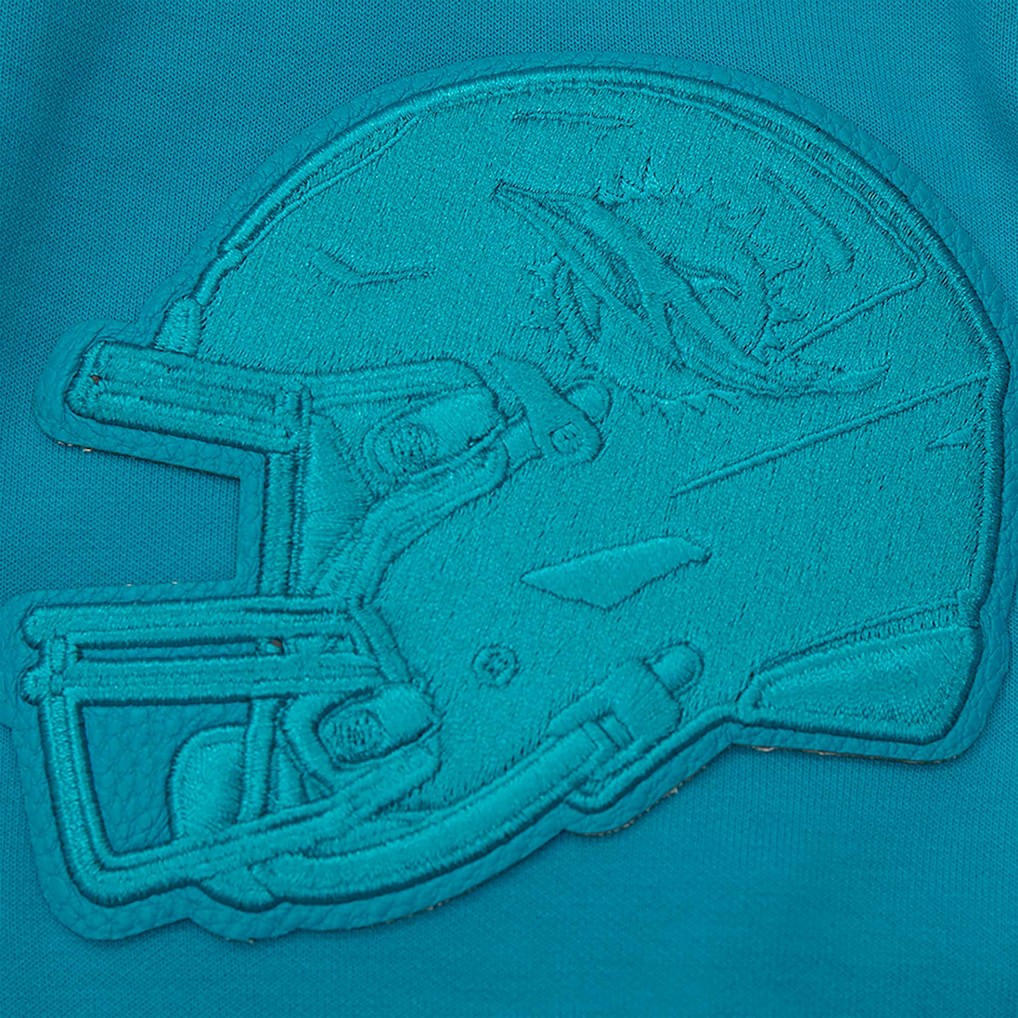 Miami Dolphins Pro Standard Triple Tonal Full-Zip Hoodie Aqua