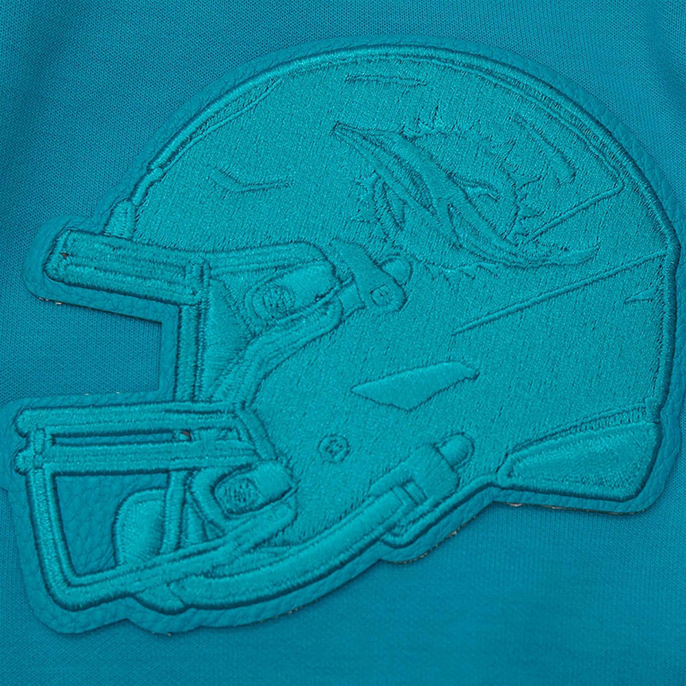 Miami Dolphins Pro Standard Triple Tonal Full-Zip Hoodie Aqua
