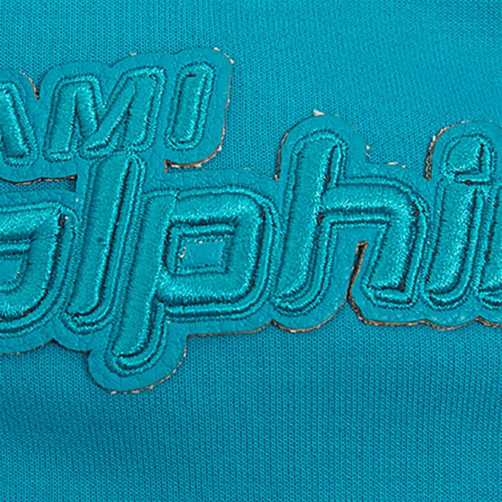 Miami Dolphins Pro Standard Triple Tonal Full-Zip Hoodie Aqua