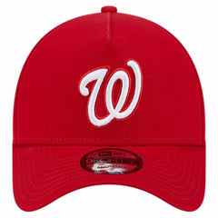 Washington Nationals New Era Team Color A-Frame 9FORTY Adjustable Hat - Red - New Era Sale