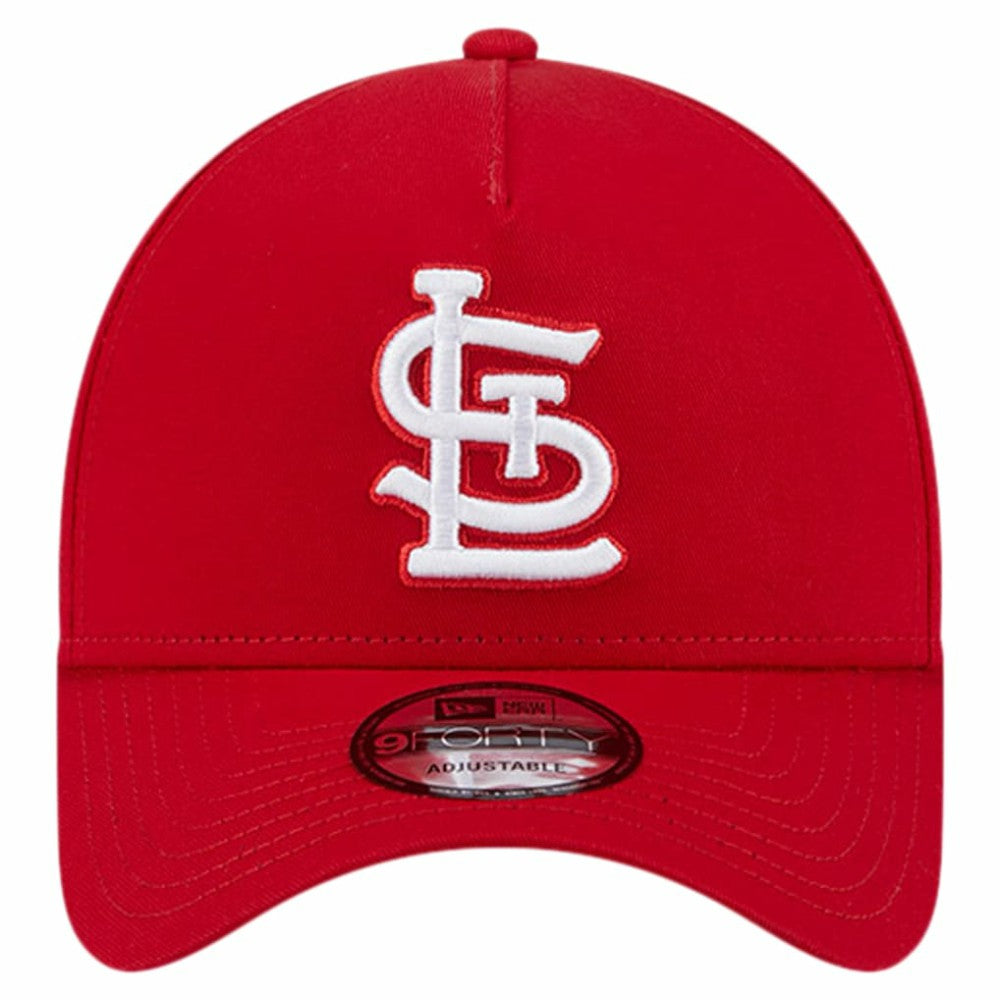 St. Louis Cardinals New Era Team Color A-Frame 9FORTY Adjustable Hat - Red - New Era Sale