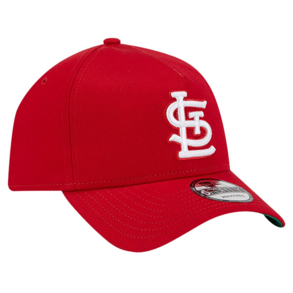 St. Louis Cardinals New Era Team Color A-Frame 9FORTY Adjustable Hat - Red - New Era Sale