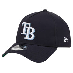 Tampa Bay Rays New Era Team Color A-Frame 9FORTY Adjustable Hat - Navy - New Era Sale