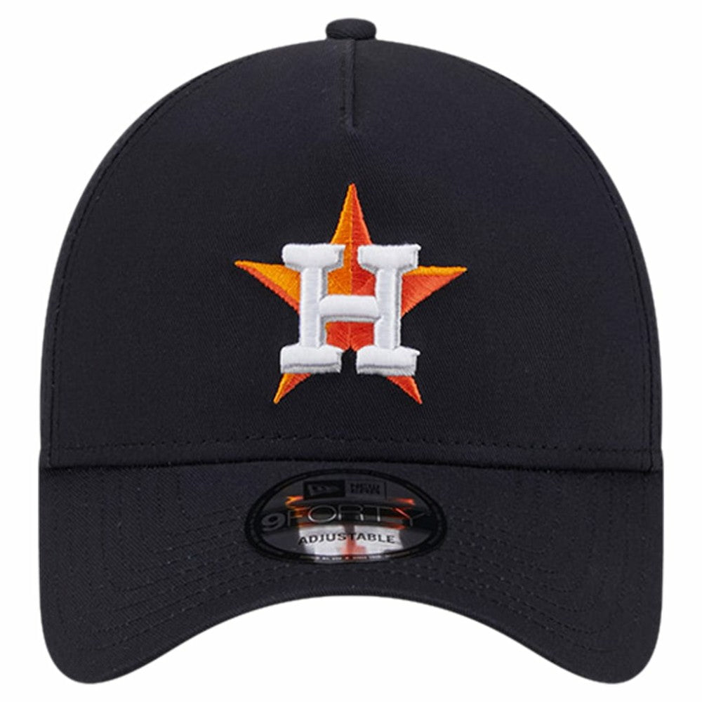 Houston Astros New Era Team Color A-Frame 9FORTY Adjustable Hat - Navy - New Era Online