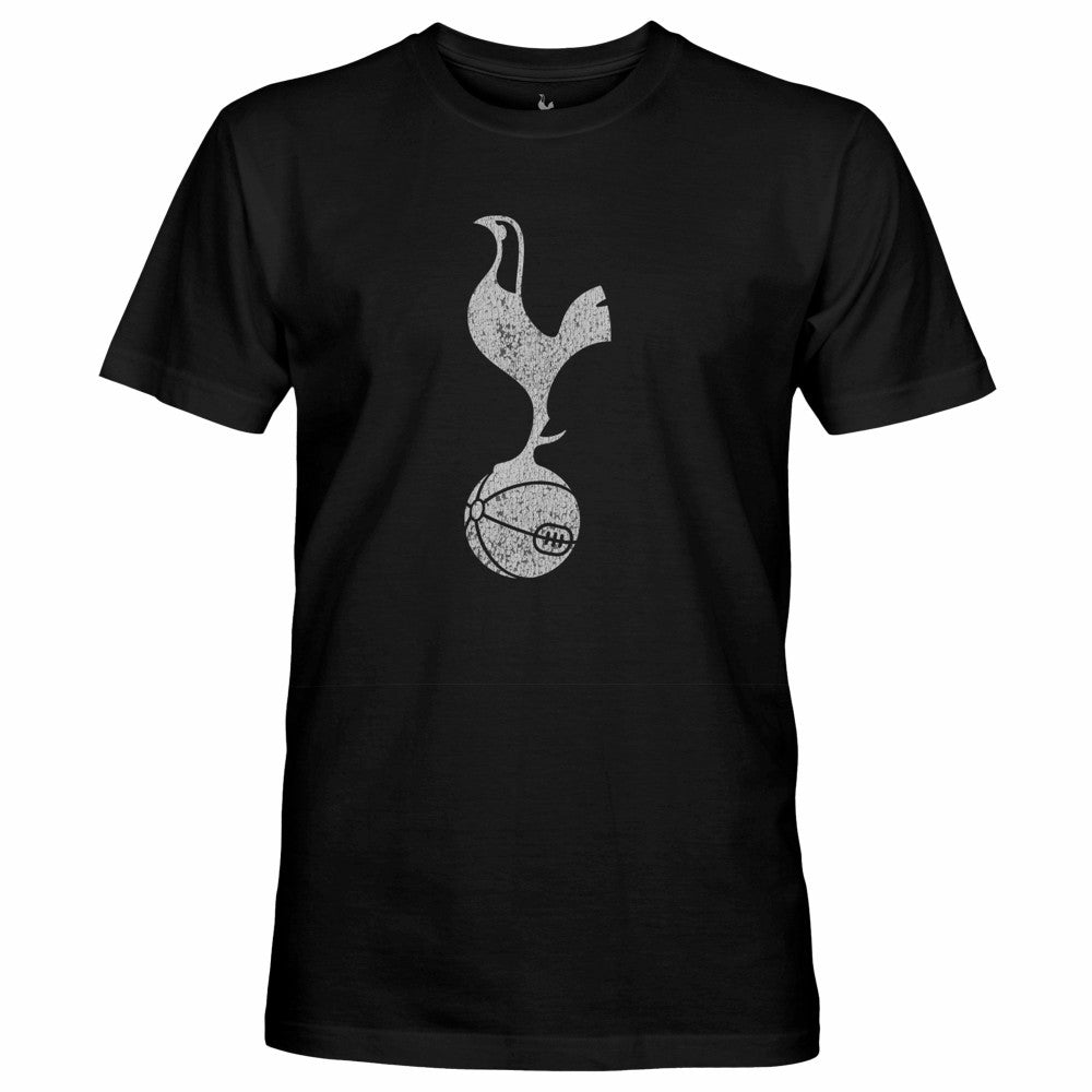 Tottenham Hotspur 1863FC Mono Crest Slub T-Shirt Black