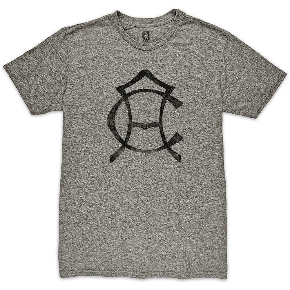 Club America 1863FC Retro Crest Twisted Tri-Blend Slub T-Shirt Heather Gray