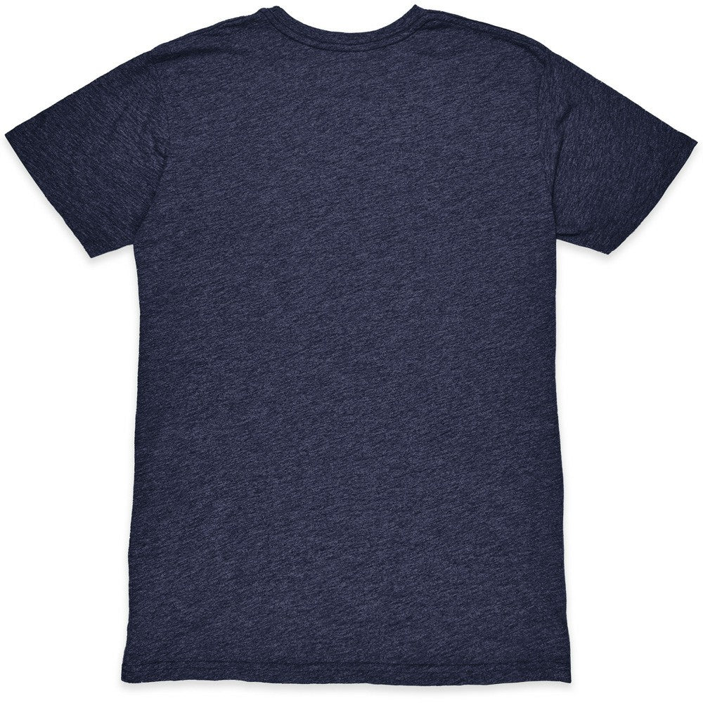 Barcelona 1863FC Wordmark Twisted Tri-Blend Slub T-Shirt Heather Navy