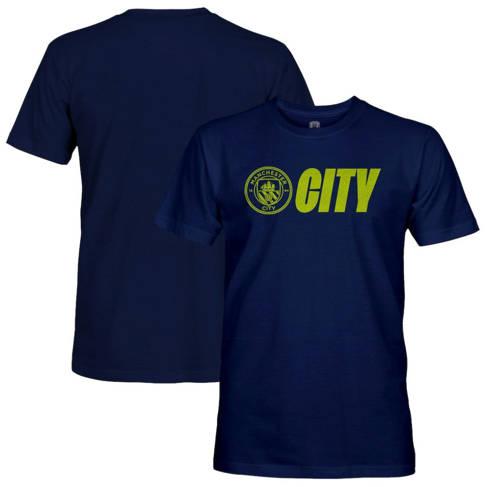 Manchester City 1863FC Lockup Slub T-Shirt Navy
