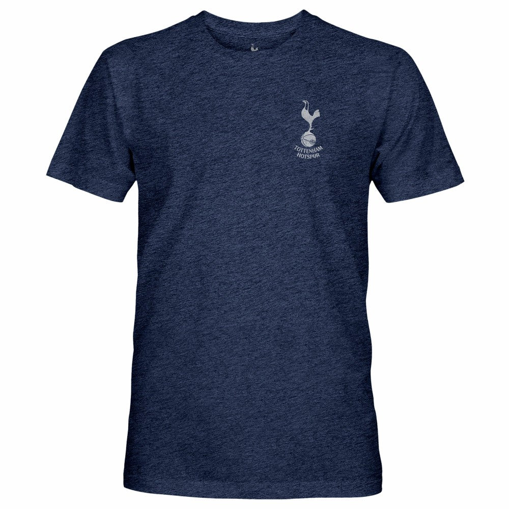 Tottenham Hotspur 1863FC Front Back Date Twisted Tri-Blend T-Shirt Heather Navy