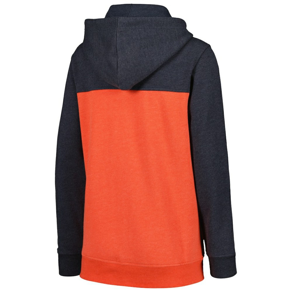 Houston Astros New Era Women's Color Block Full-Zip Hoodie Jacket - Navy - New Era Online