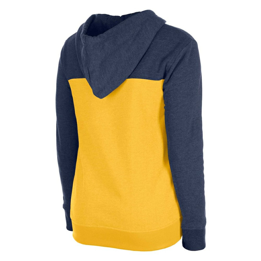 Milwaukee Brewers New Era Women's Color Block Full-Zip Hoodie Jacket - Navy - New Era Sale