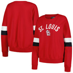 St. Louis Cardinals New Era Women's Game Day Crew Pullover Sweatshirt - Red - New Era on Sale