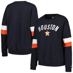 Houston Astros New Era Women's Game Day Crew Pullover Sweatshirt - Navy - New Era Discount
